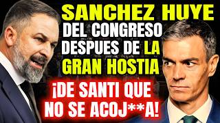 💥SÁNCHEZ HUYE CORRIENDO tras el HISTÓRICO PALIZÓN de ABASCAL que hace TEMBLAR EL CONGRESO💀