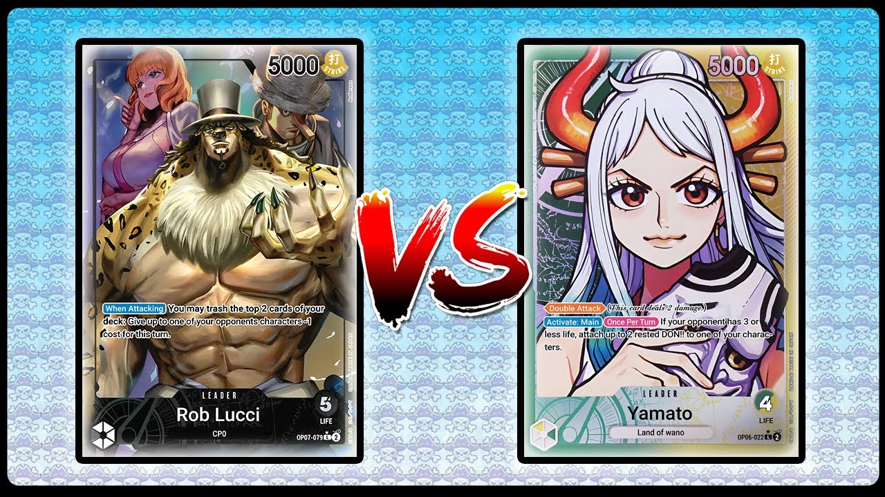 One Piece Card Game Store Treasure Cup Round 3 OP07 Rob Lucci vs Yellow Green Yamato