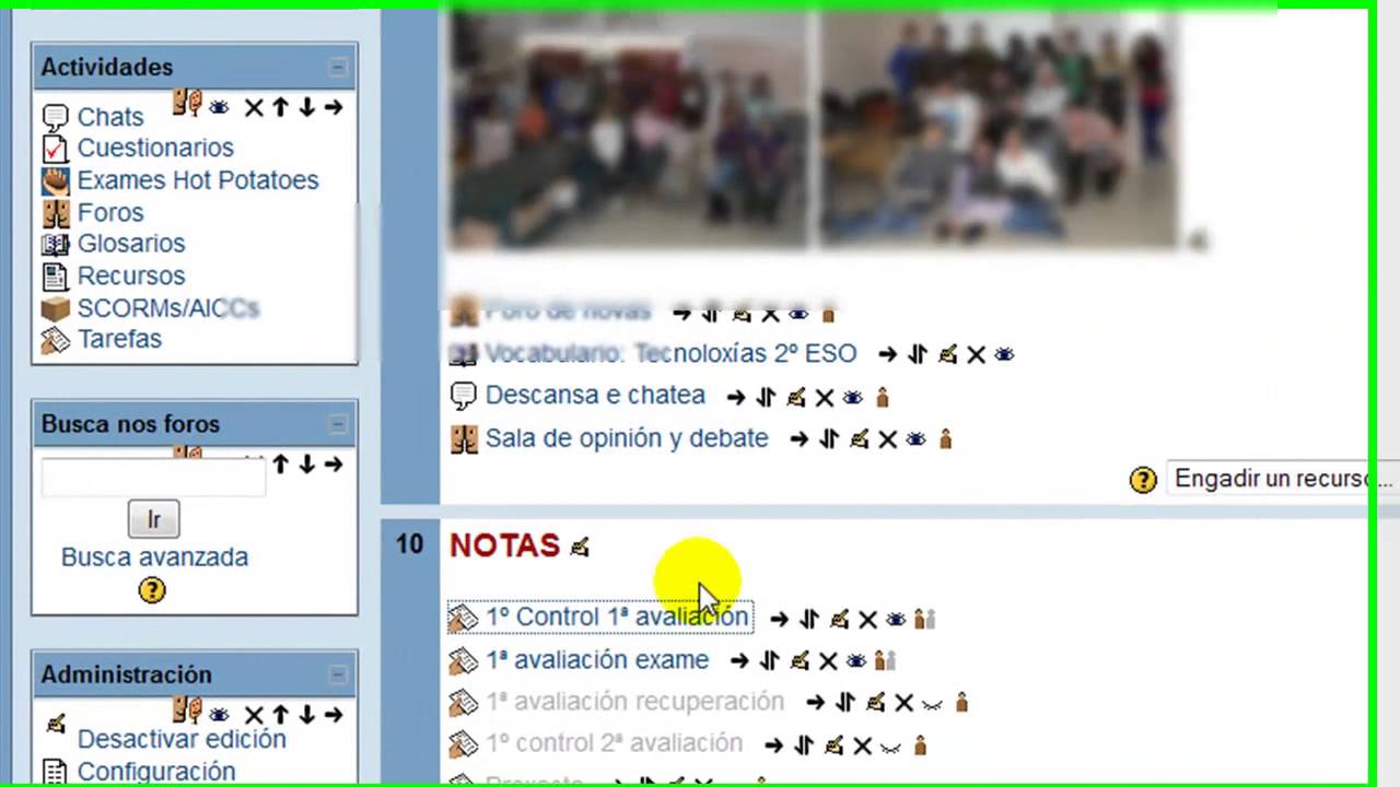 Moodle 29-1  Tarefas I  Actividade fora de liña