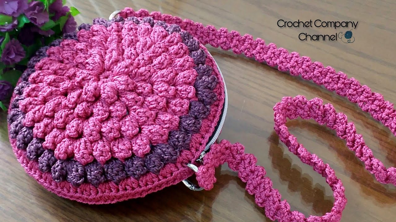 كروشيه شنطه سهله جدا بخيط المكرميه _ Crochet Easy Bag #صحبه_الكروشيه