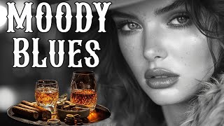 Moody Blues   Relaxing Blues Music for Work and Relax | Delicate Blues Guitar & Whiskey
