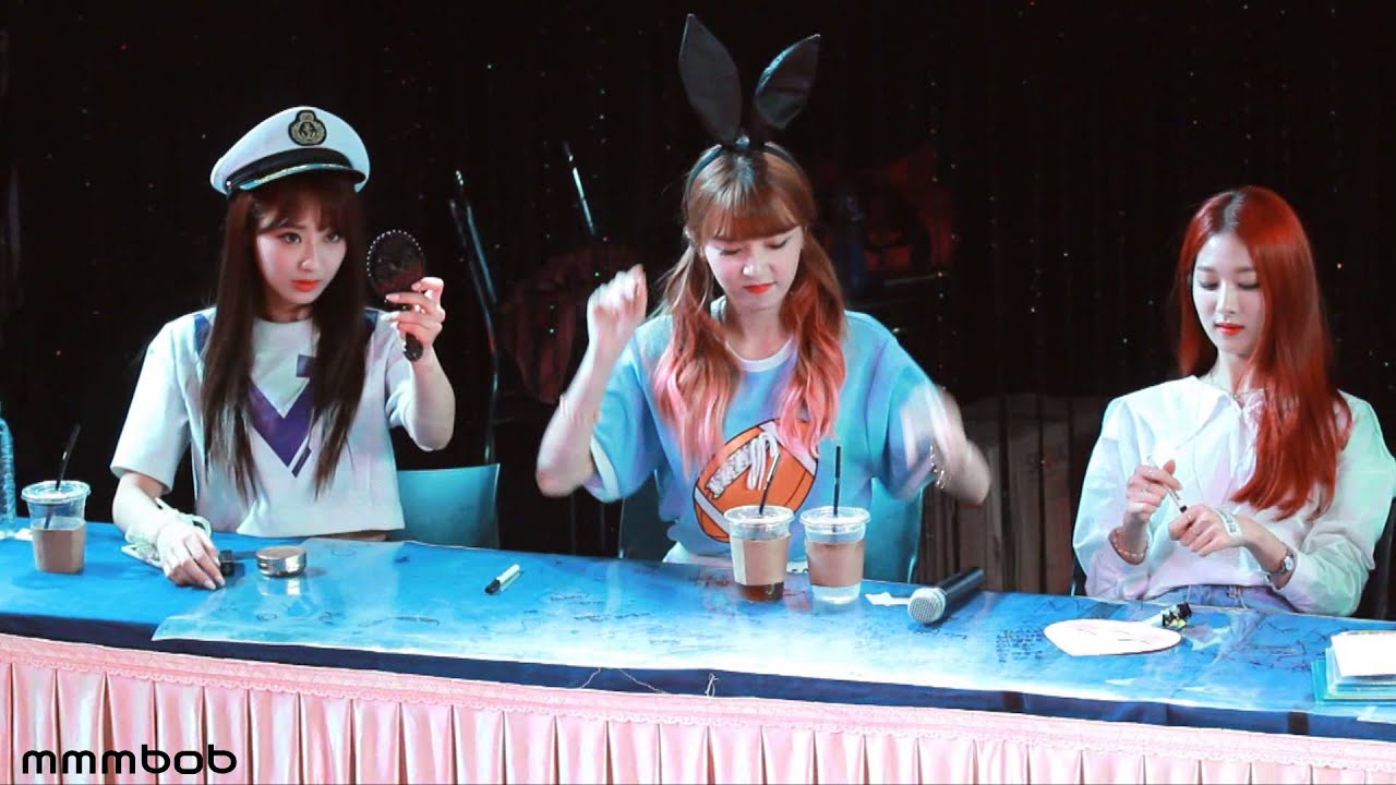 150802 나인뮤지스 다쳐 신촌 엠투유 팬사인회 끝인사 (민하, 경리, 혜미 위주)