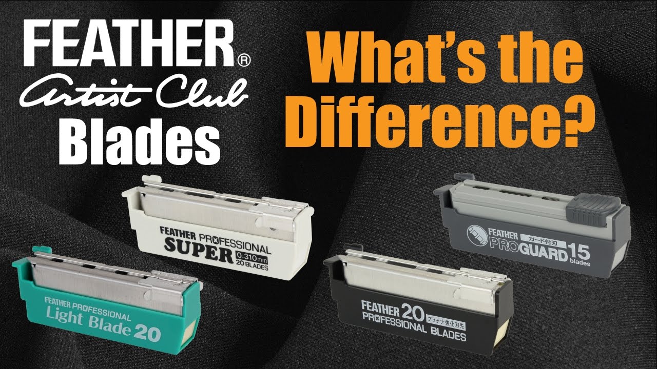 Feather Artist Club Pro Guard Shaving Straight Razor Blades