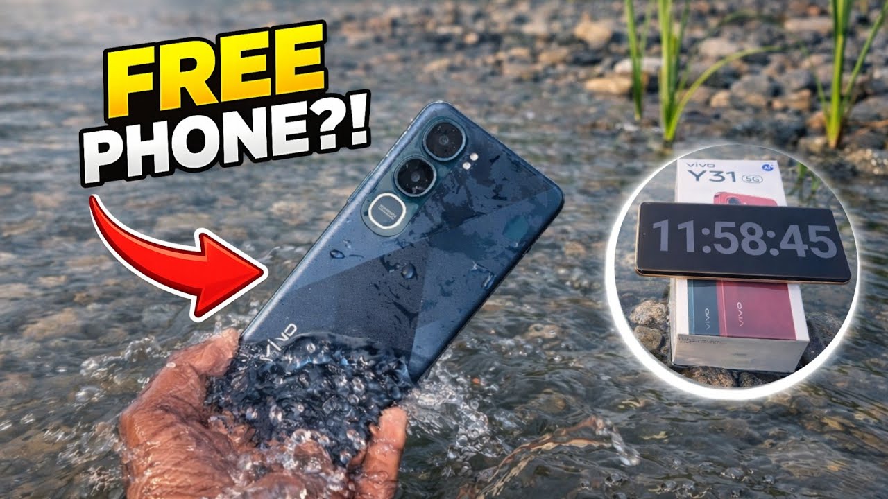 Vivo Y31 Real Water Test 💦 | Free Phone Giveaway | Paani Me Kya Hua? | Fixupclub