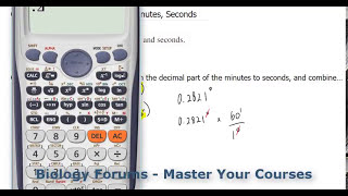 📚 How to convert *decimal degrees* to degrees, minutes, seconds