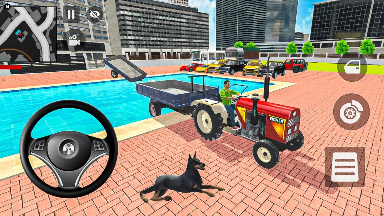 🤣Modified monster tractor 🚜 Gangster Life in Indian Streets | Open WorldGame game for android⛽