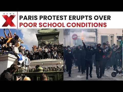 WATCH: Paris Protesters March With Trumpets, Songs, Costumes Over School Conditions | NewsX