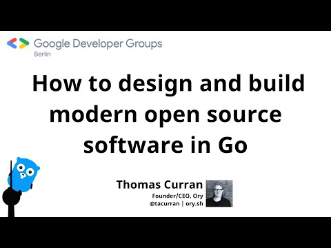 How to design and build ... / Thomas Curran @ GDG Berlin Golang August 2023