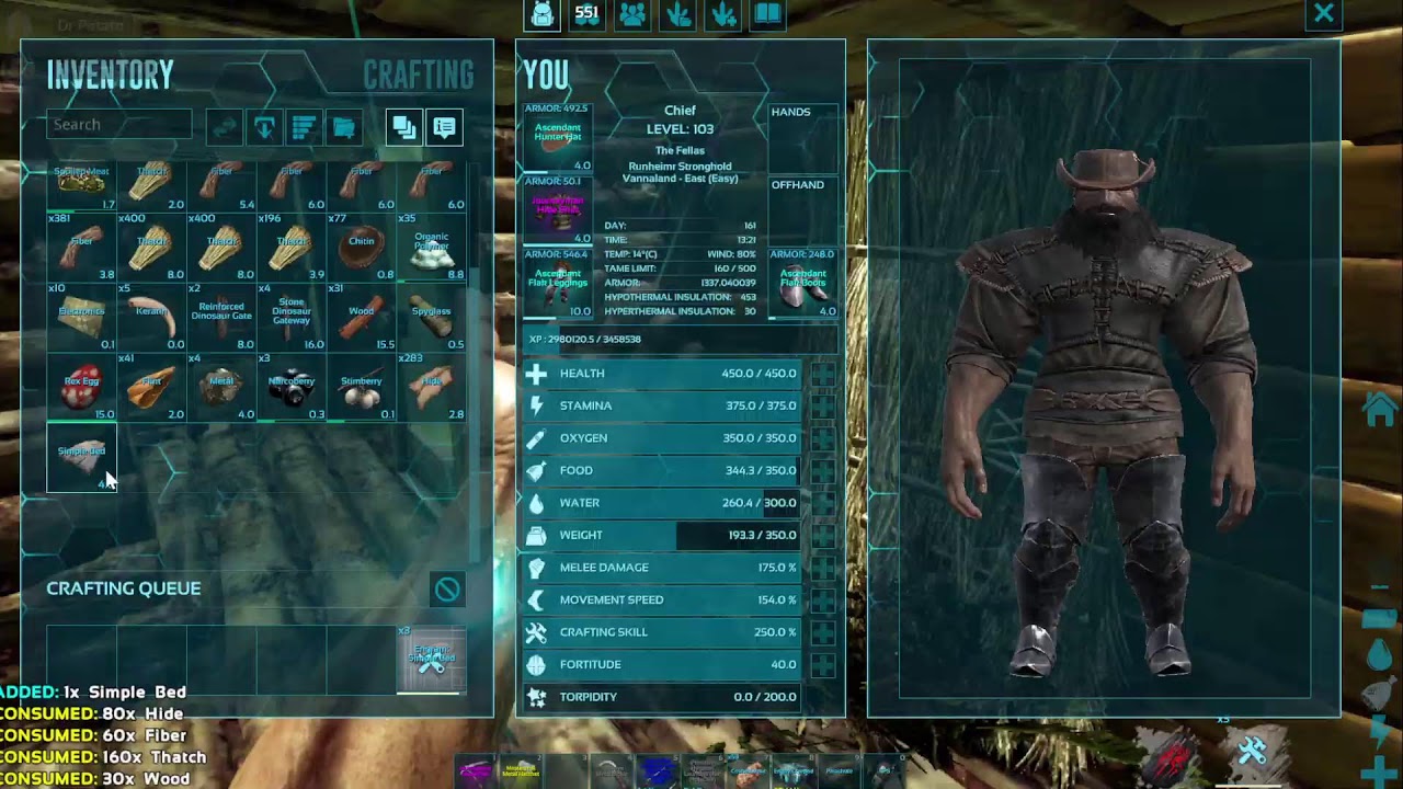 Taming HIGH LVL Dinos In ARK Survival Evolved