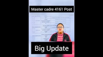 Master cadre 4161 Post Big Update