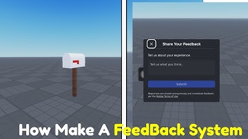 How Make A Feedback System In Roblox Studio
