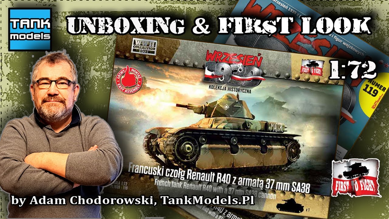 Unboxing 423 (🇵🇱🇬🇧) - 🇫🇷 RENAULT R40 W/SA38 🇫🇷 - FIRST TO FIGHT 119 ...