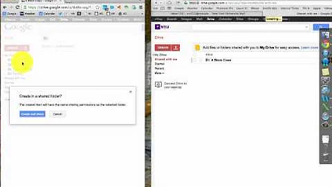 Google Drive - Setting Up Shared Folders with a Class
