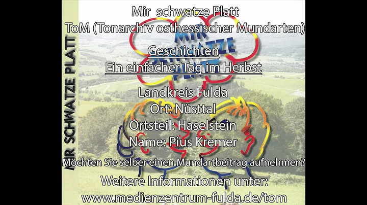 ToM / Nsttal - Ot Haselstein / Pius Kremer / Gesch...