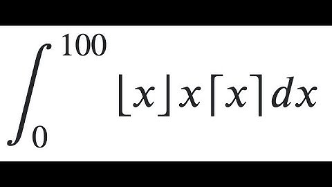 2023 MIT Integration Bee Final Round - A Floor/Ceiling Integral