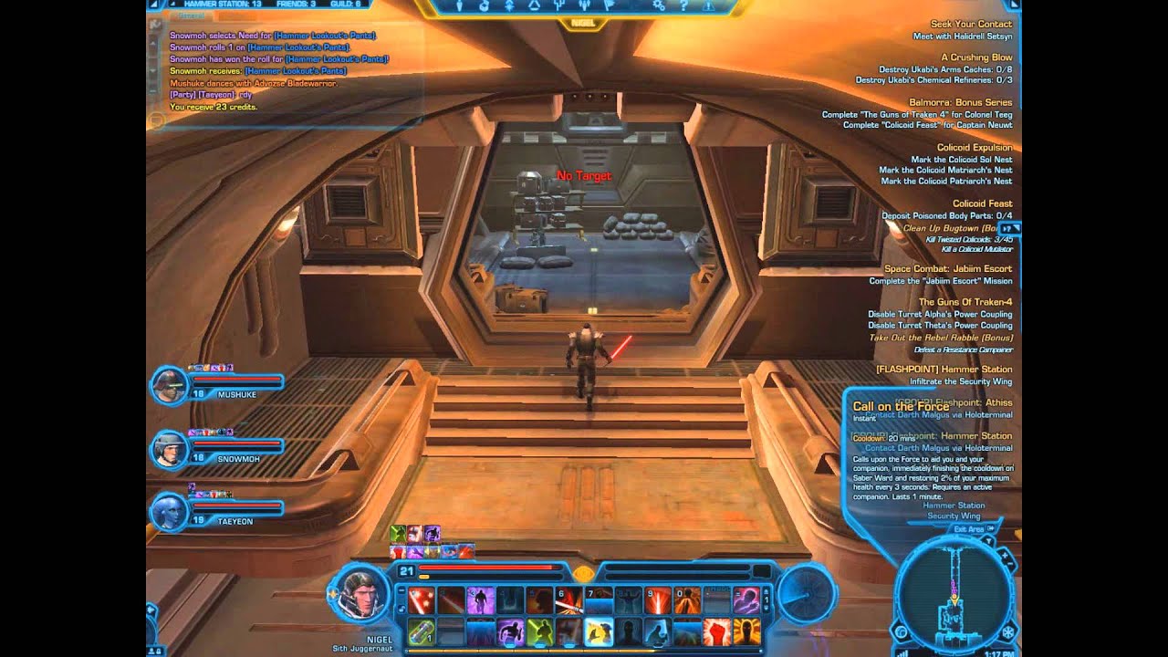 Swtor Full Beta Flashpoint Hammer Station YouTube