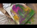 Acrylic pouring 1 dmonstration et explication de la technique