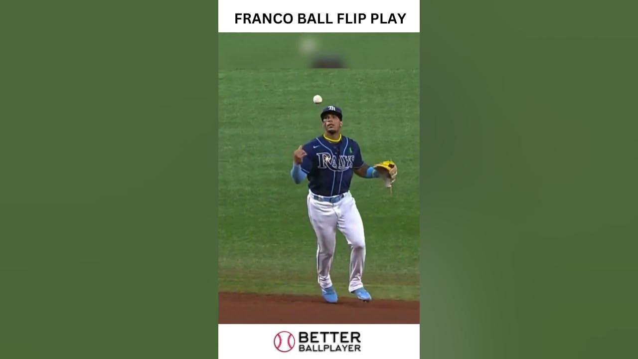 Wander Franco Ball Flip Play Tampa Bay Rays Baseball 