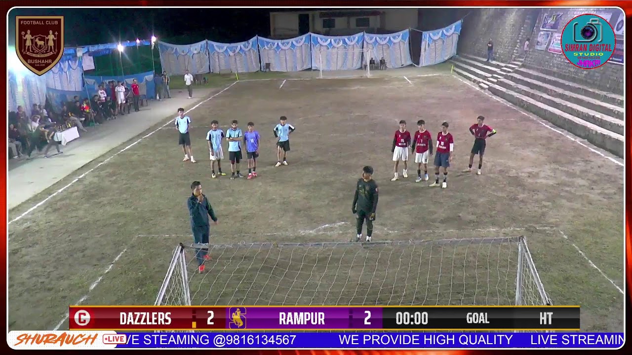 BUSHAHR CUP 2025   BLACK PEARL RAMPUR  VS FC DAZZLERS