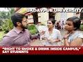 Jadavpur university cctv debate right to smoke  drink inside campus say students  ntt