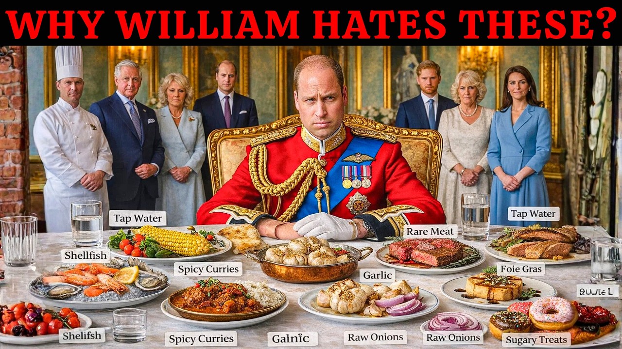 Why Does Prince William Hate These 7 Foods? | Royal Kitchen Secrets