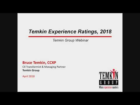 Overview of the 2018 Temkin Experience Ratings