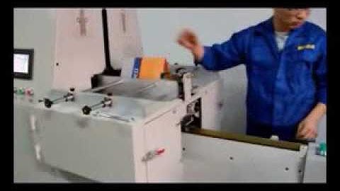 Hard Cover Book Casing in machine