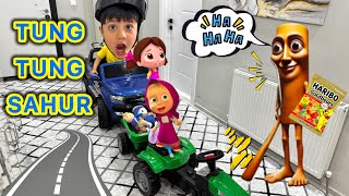 Eyvah! TUNG TUNG sahur bizden ABUR cubur istiyor çocuklar ! Poyraz sihir yaptı ona !