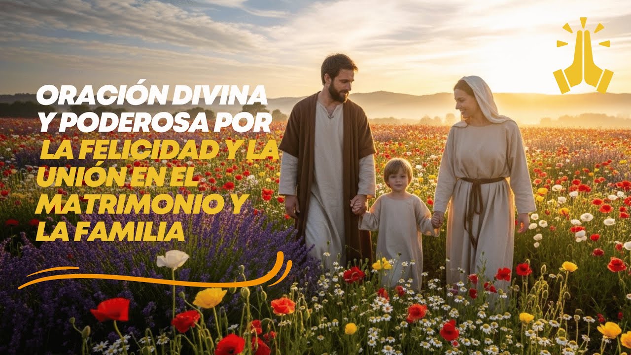 Oración DIVINA y PODEROSA por la FELICIDAD y la UNIÓN en el MATRIMONIO ...