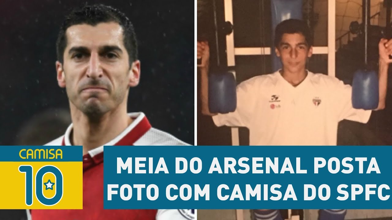 Por quê? Meia do Arsenal posta foto com camisa do SÃO PAULO! 