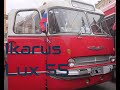Ikarus Lux 55 retro Show bus in St. Petersburg - Выставка транспорта в Санкт-Петербурге