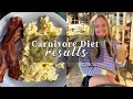 14 day strict carnivore results | breaking a weight loss stall | eating out &amp; grocery haul
