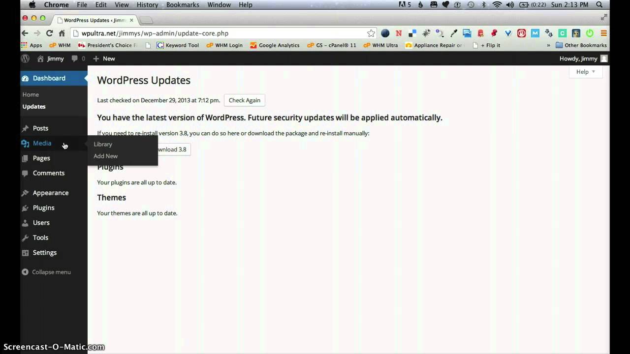 Quick Tour of the Wordpress Dashboard - YouTube