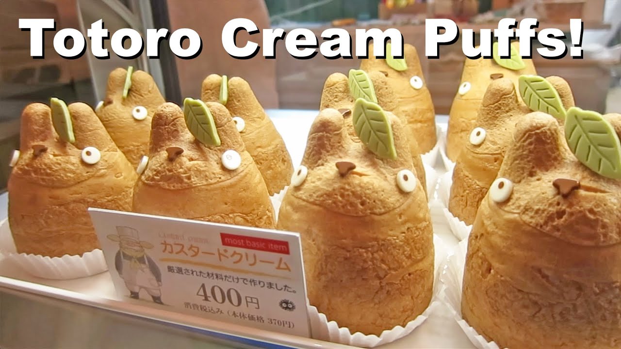 Totoro Cream Puffs - Incredible! | Japanese Eats