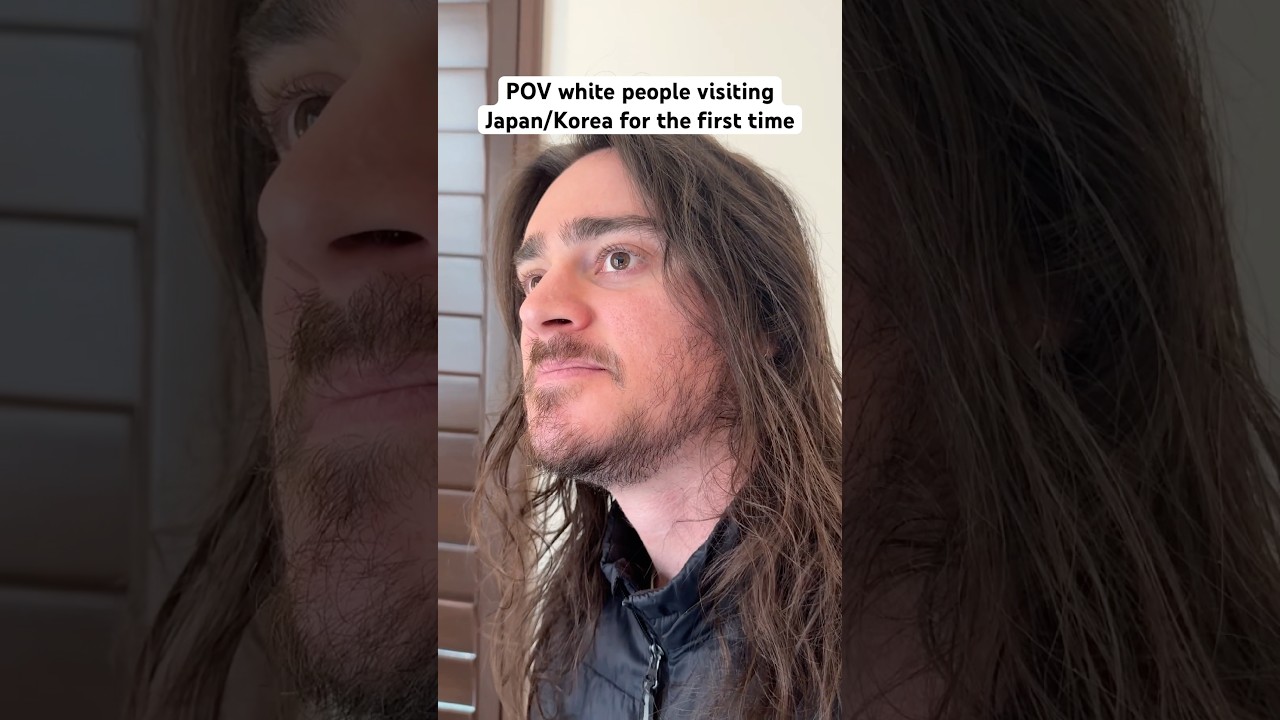every white person when visiting Japan or Korea #shorts #comedy #funny