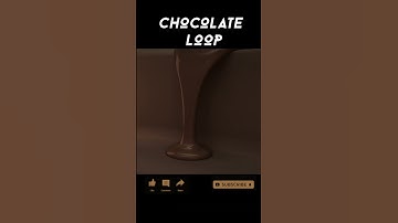 Chocolate in Realflow 3dsMax | Vray Render, After Effects Compositing #vfx #cg #photoreal #cgshorts