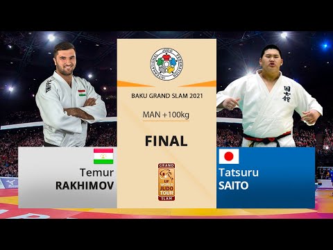 Темур РАҲИМОВ vs Татсуру САИТО, +100kg, ФИНАЛ, Baku Grand Slam 2021