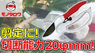 【2cmまでの枝の切断に! 】剪定鋏 ラチェット式 【MonotaRO取扱商品】.