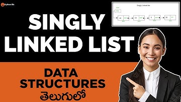 Implementation of singly linked list | Data Structures in Telugu