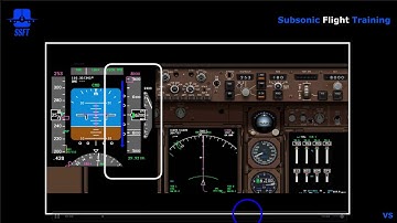 EFIS PFD Altitude & Vertical Speed Displays (iFly 747-400)