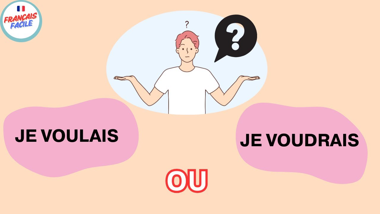 Je voulais ou je voudrais ?  Erreur très fréquente en français