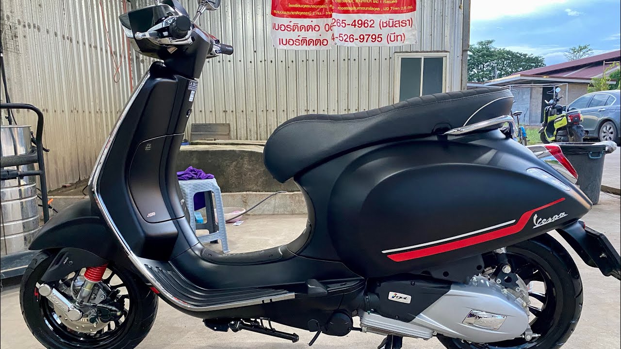 วัยรุ่นสร้างตัว Ep.59 ตอน เคลือบแก้วรถเวสป้า 150 สีดำด้านเคลือบแก้วได้ด้วยหรอ? #เคลือบแก้ว #vespa