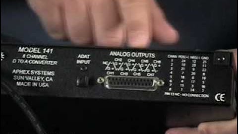 Aphex 141 8 Channel ADAT to Analog Converter @ FrontEndAudio.com