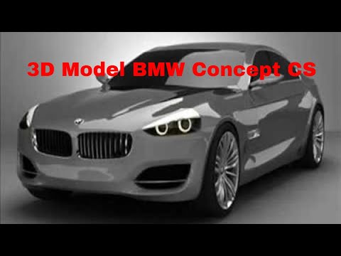 3D Model BMW Concept CS Review