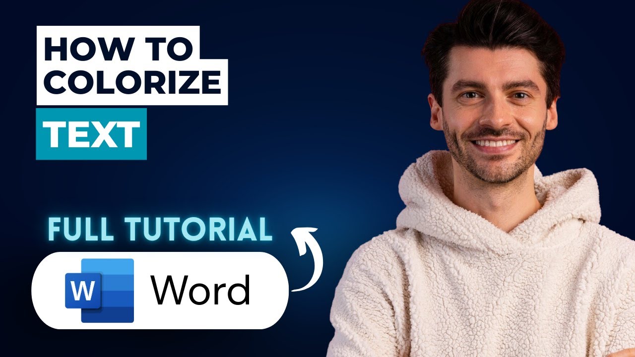 How to Colorize Text in Microsoft Word [2026 Guide] - YouTube