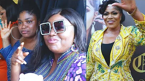 Check Out Eniola Ajao's dance Moves As Rhemmy Rock Million Naira Dear At Her N500Million Shop Openin