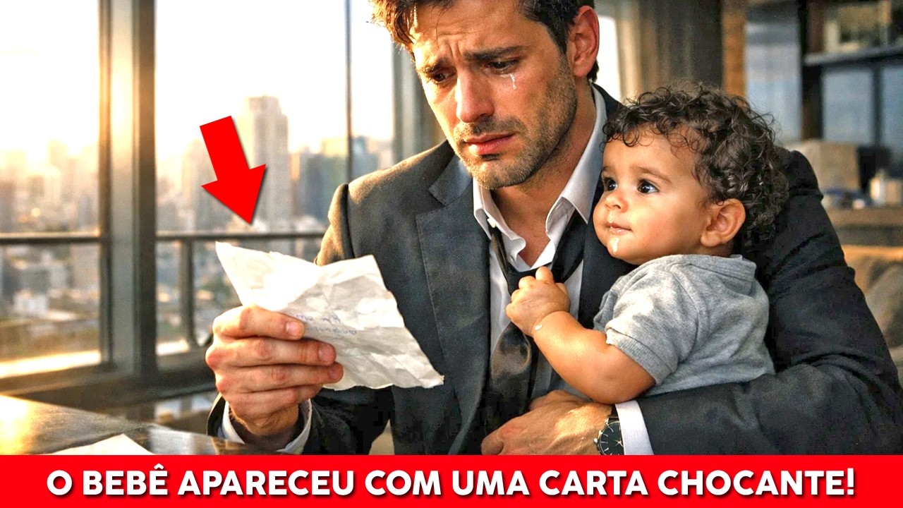 MILIONÁRIO ACHOU QUE A NOVA BABÁ TINHA FUGIDO — ATÉ QUE O BEBÊ APARECEU COM UMA CARTA DELA NA MÃO! 😱
