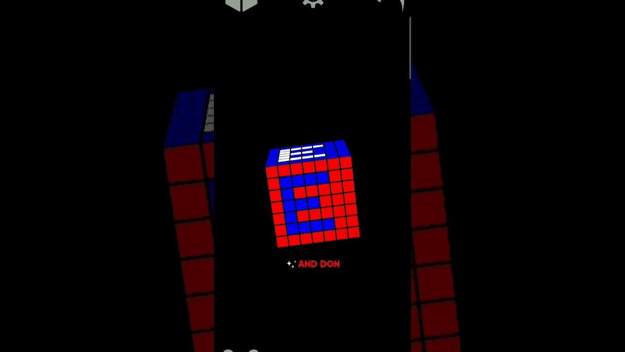 Rubik's cube par 'E' Letter kaise banaye 