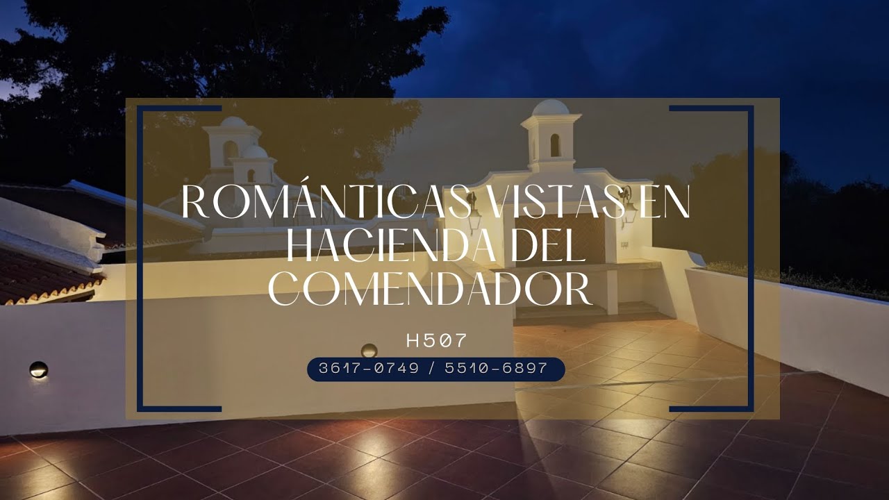 CASA CON ROMÁNTICAS VISTAS EN HACIENDA DEL COMENDADOR