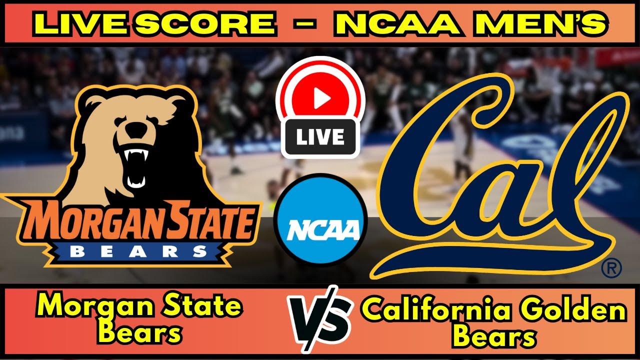 🔴 Morgan State Bears vs California Golden Bears | NCAA Men’s Basketball | Live Score Update Dec 19